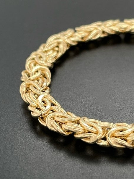 KÖNIGSARMBAND AUS 585/- GELBGOLD