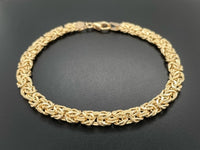 KÖNIGSARMBAND AUS 585/- GELBGOLD