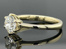SOLITÄR RING GR. 18 ( CA.56) AUS 585/- GELBGOLD mit Brillant (ca. 1,06 ct.)