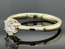 SOLITÄR RING GR. 17 ( CA.53) AUS 585/- GELBGOLD mit Brillant (ca. 0,51 ct.)