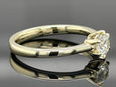 SOLITÄR RING GR. 17 ( CA.53) AUS 585/- GELBGOLD mit Brillant (ca. 0,51 ct.)