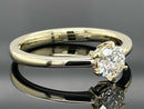 SOLITÄR RING GR. 17 ( CA.53) AUS 585/- GELBGOLD mit Brillant (ca. 0,51 ct.)