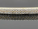 SLIDER ARMBAND 925/-SILBER VERGOLDET MIT ZIRKONIA