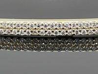 SLIDER ARMBAND 925/-SILBER VERGOLDET MIT ZIRKONIA