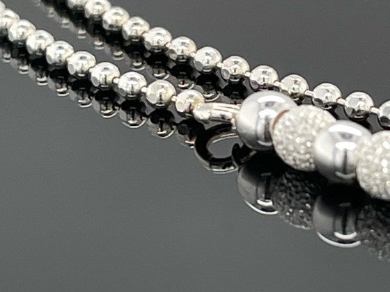 2-RHG. ARMBAND AUS 925/-SILBERWEIß