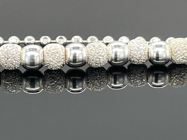 2-RHG. ARMBAND AUS 925/-SILBERWEIß