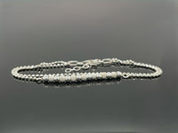2-RHG. ARMBAND AUS 925/-SILBERWEIß