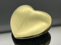 "HERZ" WENDEANHÄNGER AUS 925/- SILBER BICOLOR MIT ZIRKONIA
