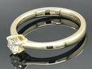SOLITÄR RING GR. 16 (CA.50) AUS 585/- GELBGOLD mit Brillant (ca. 0,25 ct.)