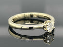 SOLITÄR RING GR. 16 (CA.50) AUS 585/- GELBGOLD mit Brillant (ca. 0,25 ct.)
