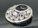 ANHÄNGER AUS 925/- SILBER RHODINIERT MIT ZIRKONIA
