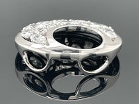 ANHÄNGER AUS 925/- SILBER RHODINIERT MIT ZIRKONIA