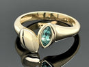 RING AUS 375/- GELBGOLD MIT ALEXANDRIT (CA. 0,19 ct.)