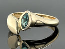 RING AUS 375/- GELBGOLD MIT ALEXANDRIT (CA. 0,19 ct.)