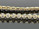 ARMBAND AUS 585/- GELBGOLD MIT BRILLANTEN