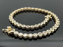 ARMBAND AUS 585/- GELBGOLD MIT BRILLANTEN