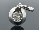 ANHÄNGER AUS 585/- WEISSGOLD mit Brillant (ca. 0,30 ct.)