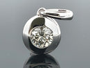 ANHÄNGER AUS 585/- WEISSGOLD mit Brillant (ca. 0,30 ct.)