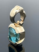 ANHÄNGER AUS 375/- GELBGOLD mit Zirkon (ca. 1,5 ct.)