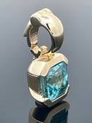 ANHÄNGER AUS 375/- GELBGOLD mit Zirkon (ca. 1,5 ct.)