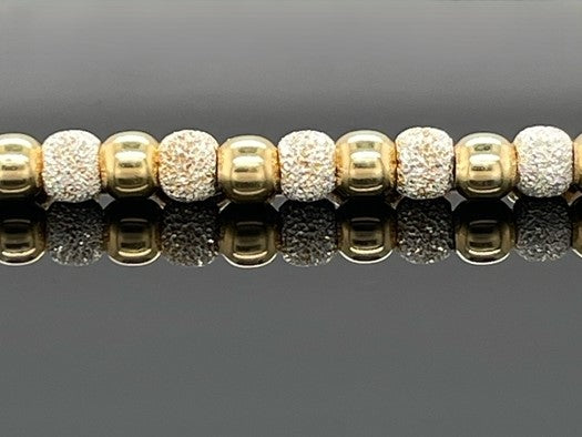2-RHG. ARMBAND AUS 925/-SILBER GELBVERGOLDET
