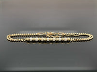 2-RHG. ARMBAND AUS 925/-SILBER GELBVERGOLDET