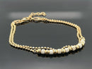 2-RHG. ARMBAND AUS 925/-SILBER GELBVERGOLDET