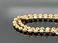 2-RHG. ARMBAND AUS 925/-SILBER GELBVERGOLDET