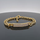 ARMBAND 925/-SILBER VERGOLDET MIT ZIRKONIA