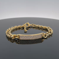ARMBAND 925/-SILBER VERGOLDET MIT ZIRKONIA