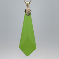 CLIP ANHÄNGER AUS 375/- GELBGOLD MIT BERNSTEIN (CA. 16,0 ct.)