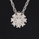 ANHÄNGER AUS 950/- PLATIN MIT BRILLANT LR (ges. ca.0,25 ct.)