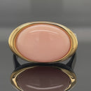 RING AUS 925/- SILBER BICOLOR MIT OPAL (CA. 7,58 ct.)