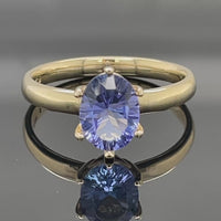 RING AUS 375/- GELBGOLD MIT TANSANIT ( CA. 1,06 ct.)