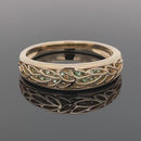 RING AUS 375/- GELBGOLD mit Turmalin (ca. 0,510 ct.)