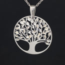 ANHÄNGER "LEBENSBAUM" AUS 925/- SILBER RHODINIERT