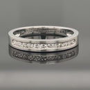 RING AUS 950/- PLATIN MIT BRILLANTEN (LR) AUS KANADA (GES.CA. 0,20 ct.)