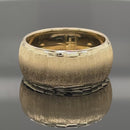 RING AUS 585/- GELBGOLD SATINIERT