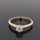 RING AUS 585/- GELBGOLD mit Brillant (ca. 0,50 ct.)