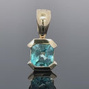 ANHÄNGER AUS 375/- GELBGOLD mit Zirkon (ca. 1,5 ct.)