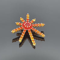 ANHÄNGER AUS 925/-SILBER VERGOLDET MIT FEUEROPAL (ges.ca. 1,22 ct.)