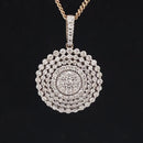 ANHÄNGER AUS 585/- GELBGOLD MIT DIAMANTEN ( GES.CA. 1,00 ct.)