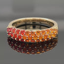 RING  AUS 375/- GELBGOLD mit Feueropal (ca. 0,888 ct.)