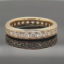 RING AUS 925/- SILBER VERGOLDET MIT ZIRKON