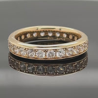 RING AUS 925/- SILBER VERGOLDET MIT ZIRKON