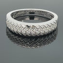 RING AUS 950/- PLATIN mit Brillanten (ca. 0,25 ct.)