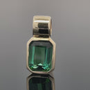 ANHÄNGER AUS 375/- GELBGOLD MIT GOLKONDA TURMALIN (CA. 1,10 ct.)