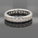 RING AUS 925/- SILBER RHODINIERT MIT ZIRKON