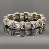 RING AUS 585/- GELBGOLD MIT DIAMANTEN  (GES.CA.1,50 ct.)