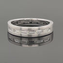 RING AUS 950/- PLATIN MIT DIAMANTEN LP (ges.ca. 0,25 ct.)